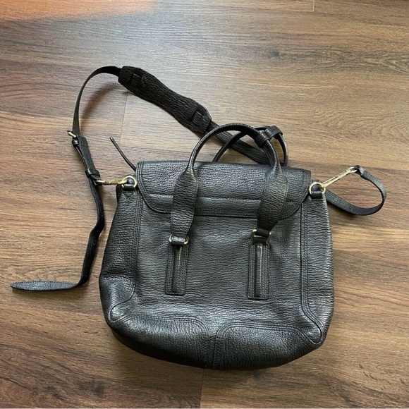 3.1 Phillip Lim Pashli Embossed Leather Crossbody Satchel - Picture 10 of 16